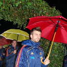 Offizielle Verabschiedung beim Hotel Löwen