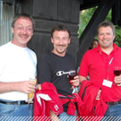 Gute Stimmung beim Betreuer Empfang der Alpine Trophy