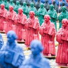 Luther-Skulpturen auf Wittenberger Marktplatz 