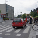 Unfall auf der Stadtstraße