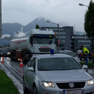 Bilder vom Schlechtwetter-Stau