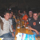 Gute Stimmung beim Public Viewing im Aktivpark