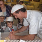 Kindergartenbesuch in der Bäckerei