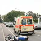 Lochau: Motorradfahrer kollidiert mit Pkw