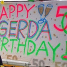 Gerda K. ist 50