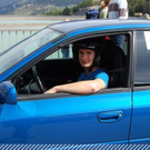 Sehenswerter Auoslalom in Latschau