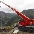 Bilder der Bauarbeiten am Schafbergplateau
