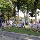 Die Ringstraße als Liegewiese