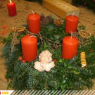 Adventkranzbinden in Koblach