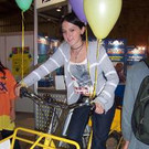 Partyreporter Marsela Pscheider auf der Messe