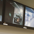 Bilder aus der Tunnelwarte zur Zeit des Unfalls