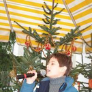 Christbaumversteigerung am Marktplatz