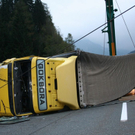 Bilder von der Unfallstelle auf der A10