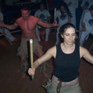 Capoeira in der Linie 8