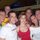 Partystimmung bei der 'Red Bull Blue Night'