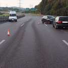 Nach Unfall Verkehrsbehinderungen nach Rohrschach