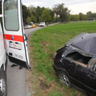 Pkw-Überschlag in Martinsruh/Dornbirn 