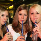 Single- Party in der blauen Sau