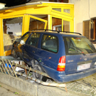 Auto mit 1,3 Promille in Wintergarten "geparkt"