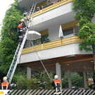 Feuerwehrübung im Pflegeheim Lustenauerstraße