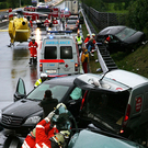 Massenkarambolage auf A1