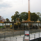 Baubeginn beim Hafengebäude 