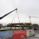 Bauarbeiten an der Welle in Bregenz