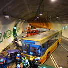 Übung im Achraintunnel