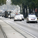 Panzer rollen durch Wien