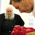 Bilder von der Aktion in der Nitsch Foundation