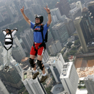 Basejumper-Event in Malaysia