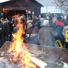 Christbaumwurf, Sorgenprügelfest Fußach