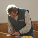 Ewald Hopfner im Einsatz - Kirche 27_10_09.JPG