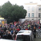 Bilder der Proteste in Salzburg