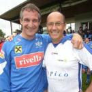 Fußballderby mit Prominentenspiel