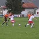 Spielfreudige Fußball-Girls.