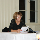 Anlkündigung Lesung in der Bibliothek.