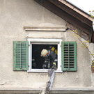 Lauterach: Brand in altem Holzhaus 