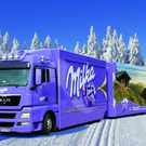 Milka Weihnachtstruck