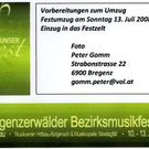 Musikfest Hittisau Sibratsgfäll Peter Gomm
