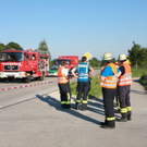 Bilder vom Unfall auf B304