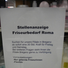 Aussschreibung Friseurbedarf Roma