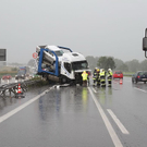 Bilder der Unfallstelle auf der A8