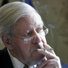 Der deutsche Bundeskanzler Helmut Schmidt 