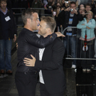 Robbie Williams und Gary Barlow stellen Duett in London vor
