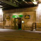 Das Cafe Carina in den Stadtbahnbögen 