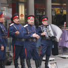 Kosaken in der Innenstadt