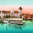 Hotel 1910 Ansicht mit Schiff und Badehaus farbig_jpg-1283708787