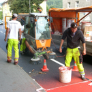 Rote Markierung