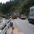 Ölspur auf Kleinarler Bundesstraße 